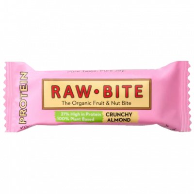 barretta raw bite protein crunchy almond (45gr)